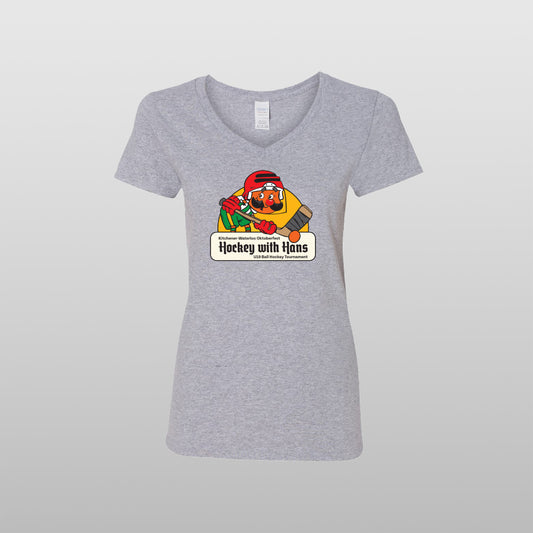 Hockey With Hans Mom's T-Shirt (Ladies fit)