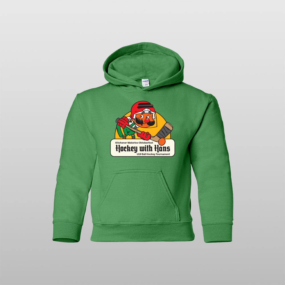 Hockey With Hans Hoodie  (Kids)