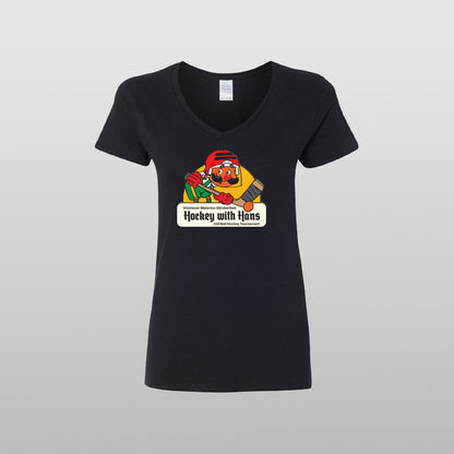 Hockey With Hans Mom's T-Shirt (Ladies fit)
